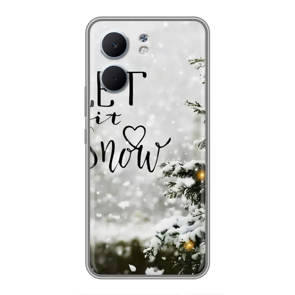Чехол с принтом «Let it snow» для OPPO A5x