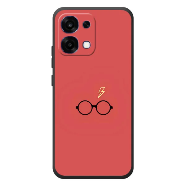 Чохол з принтом «шрам та окуляри» для OPPO A6 Pro