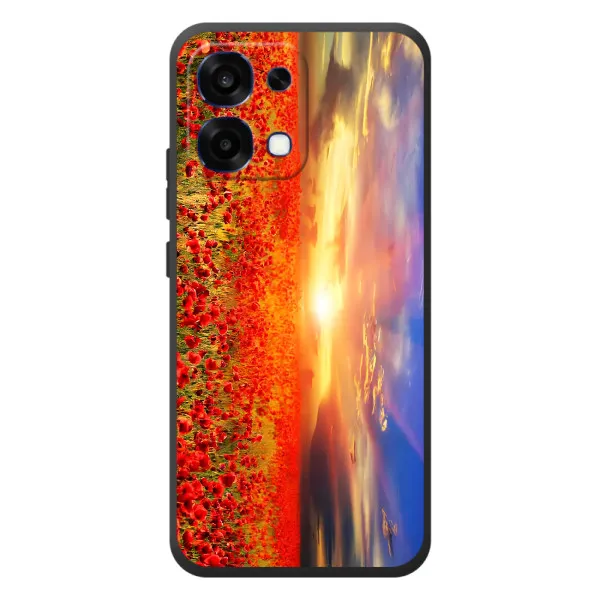 Чехол с принтом «Поле тюльпанов» для OPPO A6 Pro
