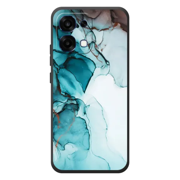 Чехол с принтом «Бирюзовый мрамор» для OPPO A6 Pro Чехол с принтом «Бирюзовый мрамор» для OPPO A6 Pro