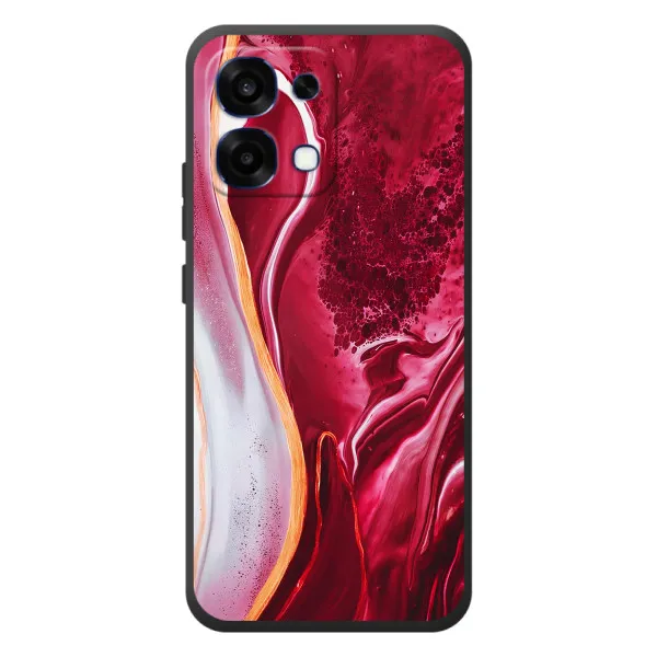 Чехол с принтом «Мрамор красный» для OPPO A6 Pro Чехол с принтом «Мрамор красный» для OPPO A6 Pro