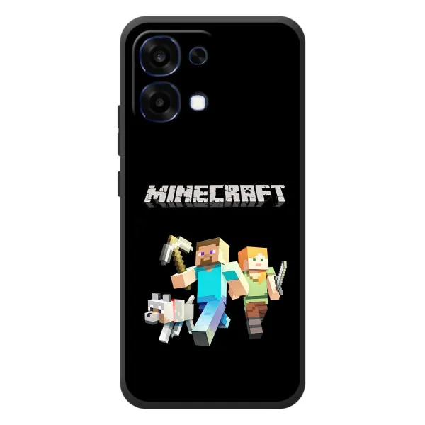 Чехол с принтом «герои Minecraft» для OPPO A6 Pro Чехол с принтом «герои Minecraft» для OPPO A6 Pro