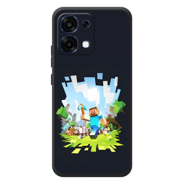Чехол с принтом «персонажи Minecraft» для OPPO A6 Pro Чехол с принтом «персонажи Minecraft» для OPPO A6 Pro