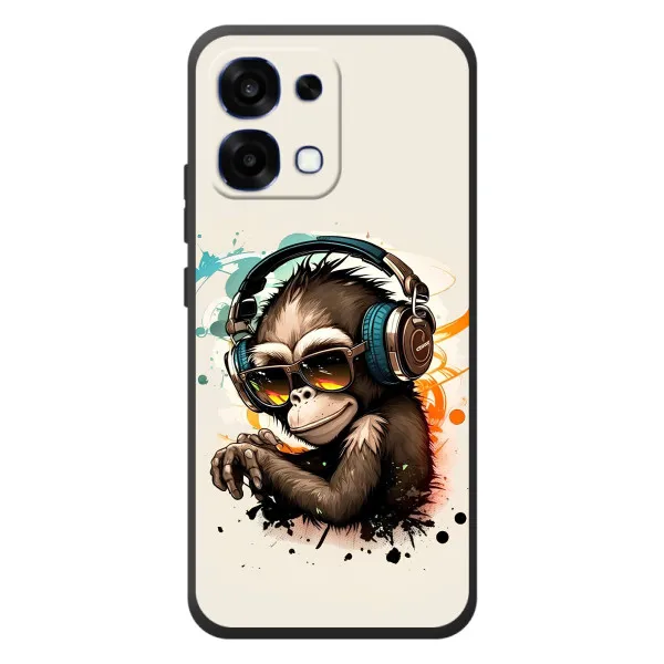 Чохол з принтом «Макака в навушниках» для OPPO A6 Pro Чохол з принтом «Макака в навушниках» для OPPO A6 Pro