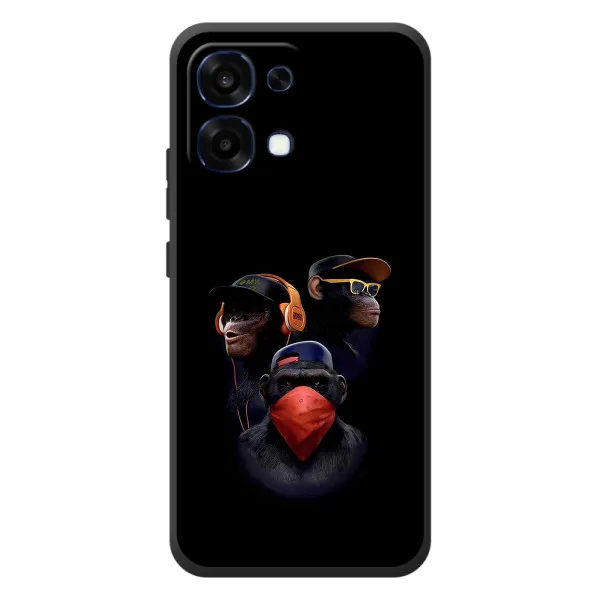 Чохол з принтом «Три мавпи» для OPPO A6 Pro Чохол з принтом «Три мавпи» для OPPO A6 Pro
