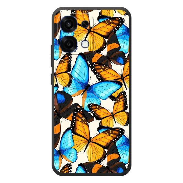 Чехол с принтом «Яркие бабочки» для OPPO A6 Pro
