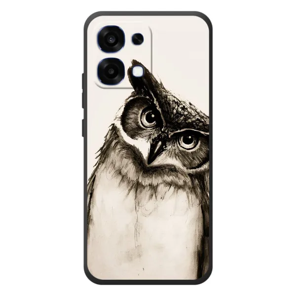 Чехол с принтом «Сова» для OPPO A6 Pro