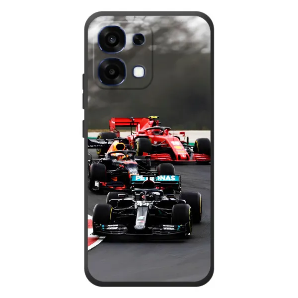 Чехол с принтом «Гонка Формула 1» для OPPO A6 Pro
