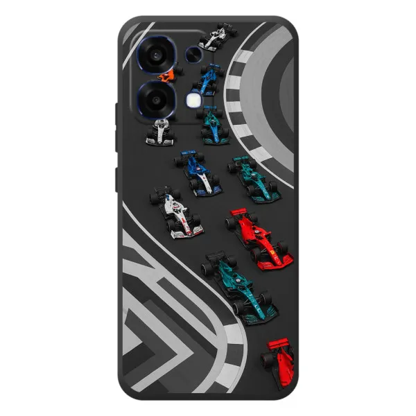 Чехол с принтом «Трасса Ф1» для OPPO A6 Pro
