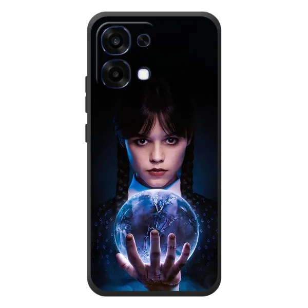 Чехол с принтом «Магическая сфера Уэнздей» для OPPO A6 Pro