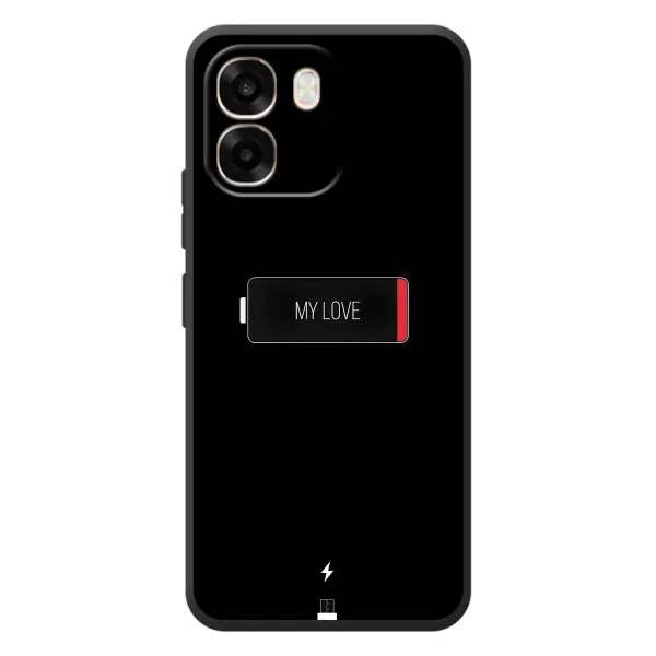 Чехол с принтом «Love battery» для OPPO A6