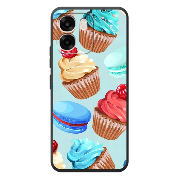 Чехол с принтом «Кексики» для OPPO A6
