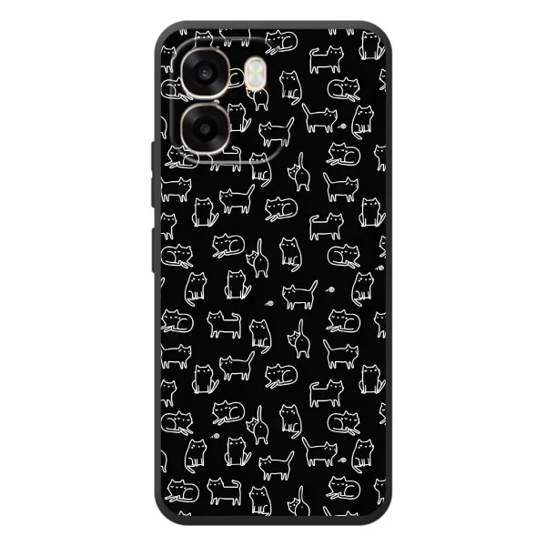 Чехол с принтом «Меленькие котики» для OPPO A6