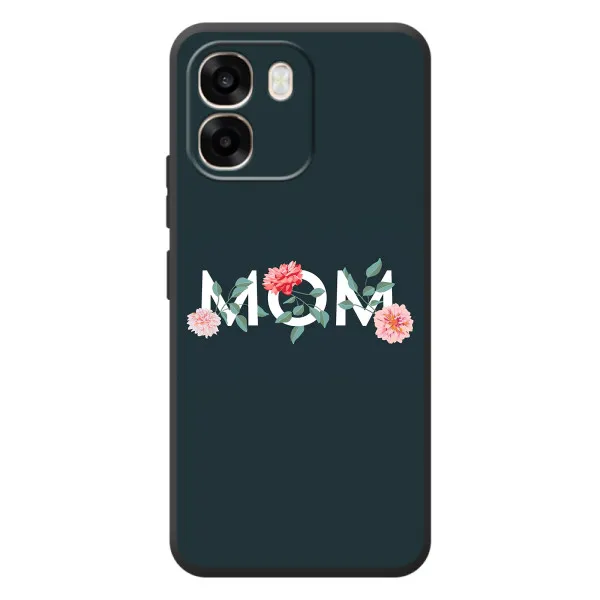 Чехол с принтом «Mom дизайн» для OPPO A6