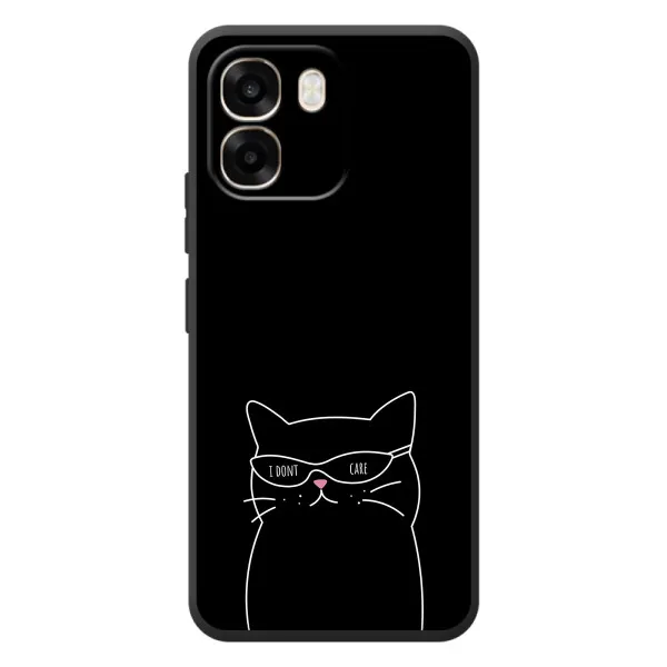 Чехол с принтом «Равнодушный кот» для OPPO A6