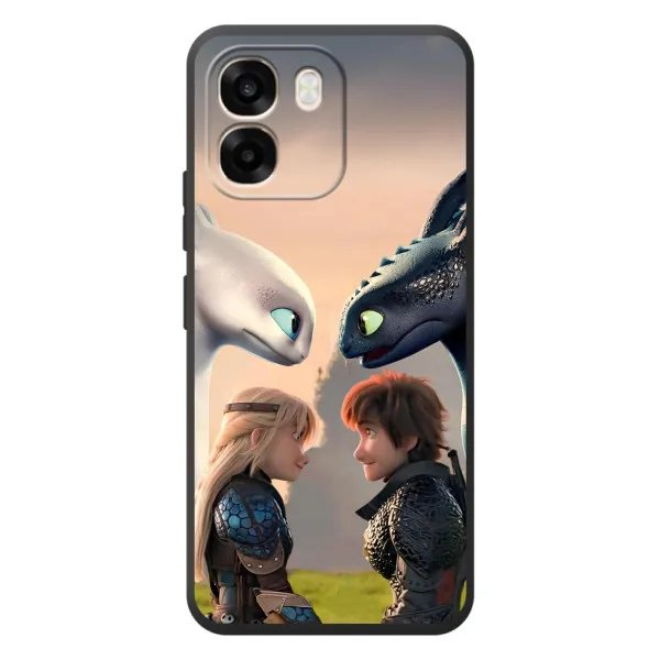 Чехол с принтом «Иккинг и Астрид» для OPPO A6 Чехол с принтом «Иккинг и Астрид» для OPPO A6