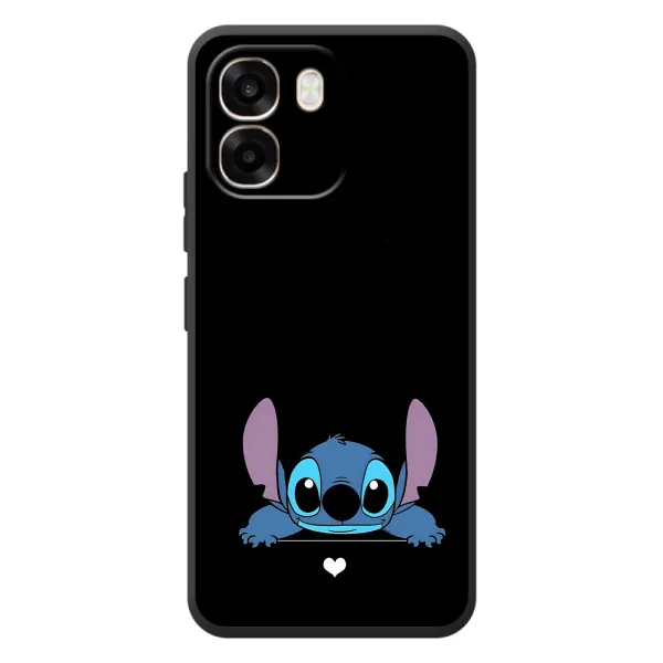 Чехол с принтом «Стич на черном» для OPPO A6 Чехол с принтом «Стич на черном» для OPPO A6