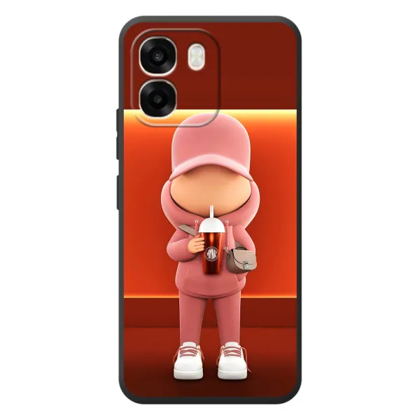 Чехол с принтом «С Кофе» для OPPO A6