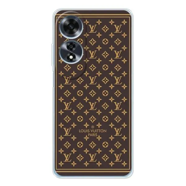 Чехол с принтом «обои LV» для OPPO A60 5G
