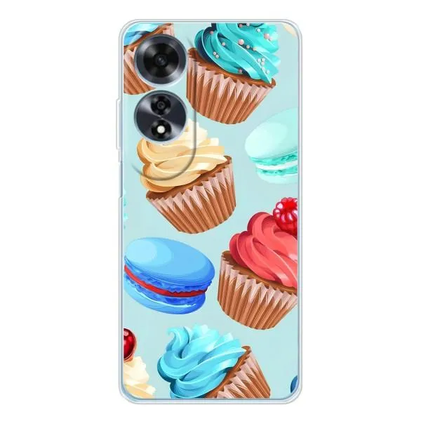 Чехол с принтом «Кексики» для OPPO A60 5G