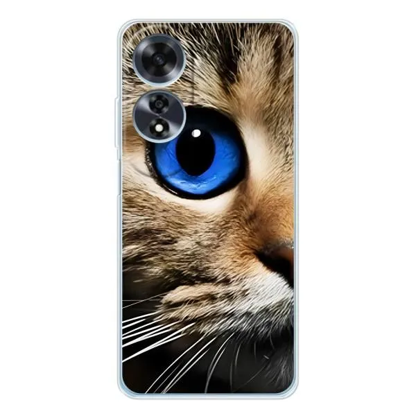 Чехол с принтом «Глаз кота» для OPPO A60 5G