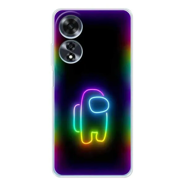 Чехол с принтом «Яркий скин» для OPPO A60 5G