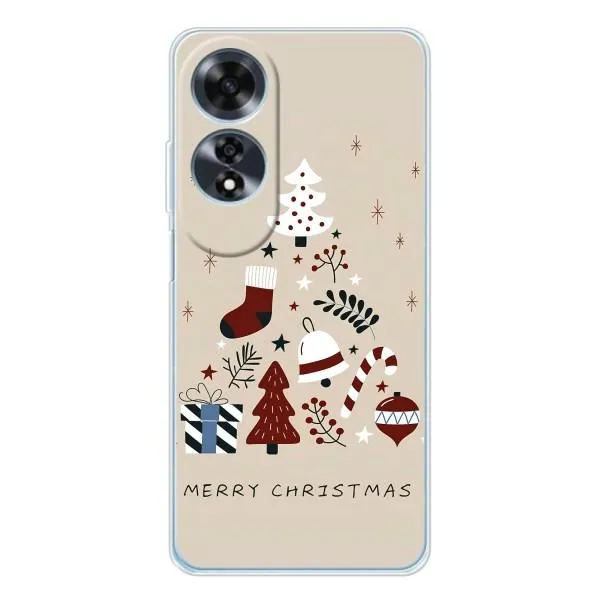 Чехол с принтом «Merry Christmas» для OPPO A60 5G