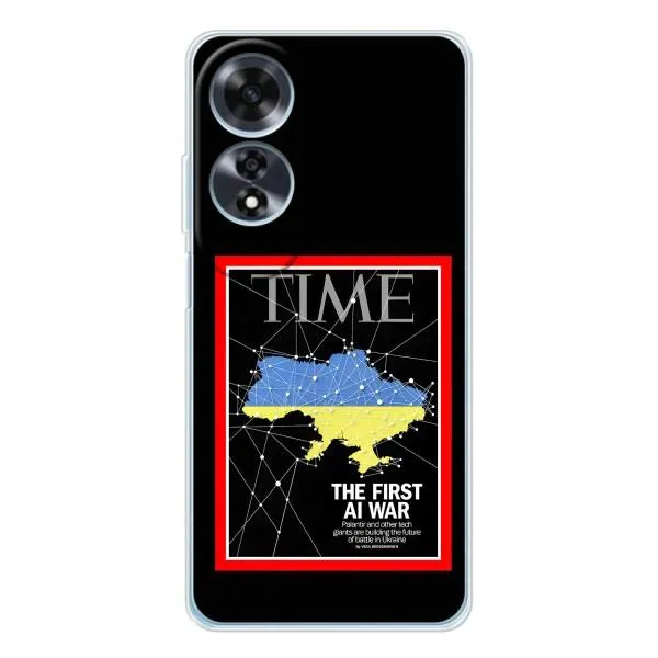 Чехол с принтом «TIME Ukraine» для OPPO A60 5G