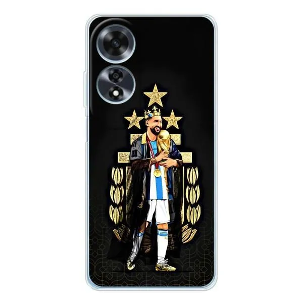 Чехол с принтом «Месси Король» для OPPO A60