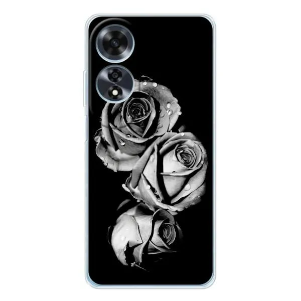 Чехол с принтом «Черная роза» для OPPO A60 Чехол с принтом «Черная роза» для OPPO A60