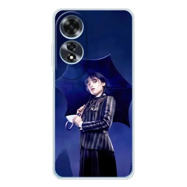 Чохол з принтом «Венсдей» для OPPO A60