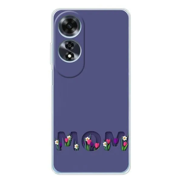 Чехол с принтом «Мама в цветах» для OPPO A60