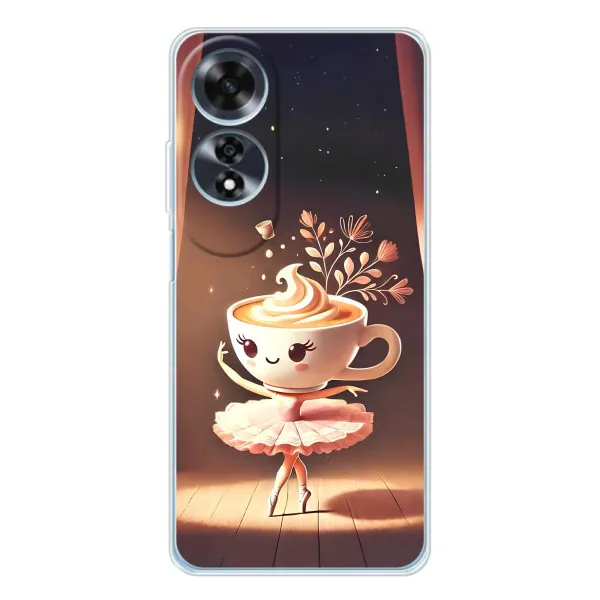 Чехол с принтом «Балерина капучина» для OPPO A60