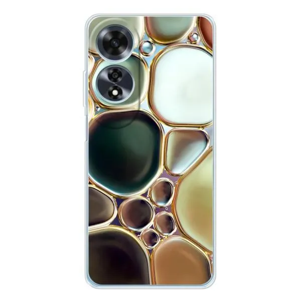 Чехол с принтом «Радужный Мрамор» для OPPO A60