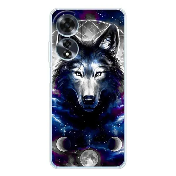 Чохол з принтом «Вовк» для OPPO A60 Чохол з принтом «Вовк» для OPPO A60