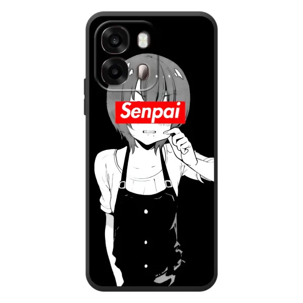 Чехол с принтом «Senpai» для OPPO A6s