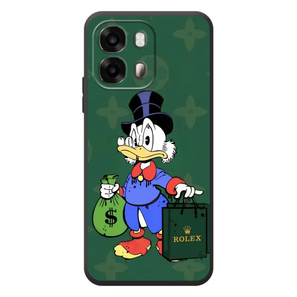 Чехол с принтом «Богатая Утка» для OPPO A6s