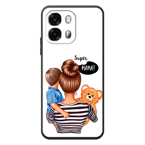 Чохол з принтом «Мама з синочком» для OPPO A6s
