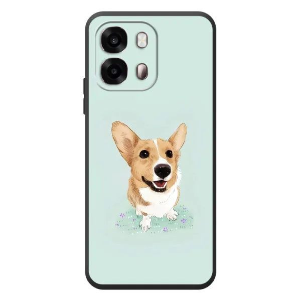 Чехол с принтом «Корги» для OPPO A6s