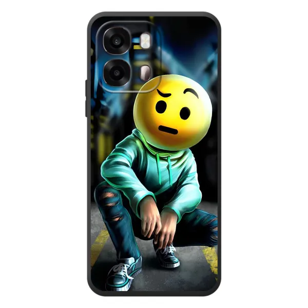 Чохол з принтом «Хлопець смайл» для OPPO A6s