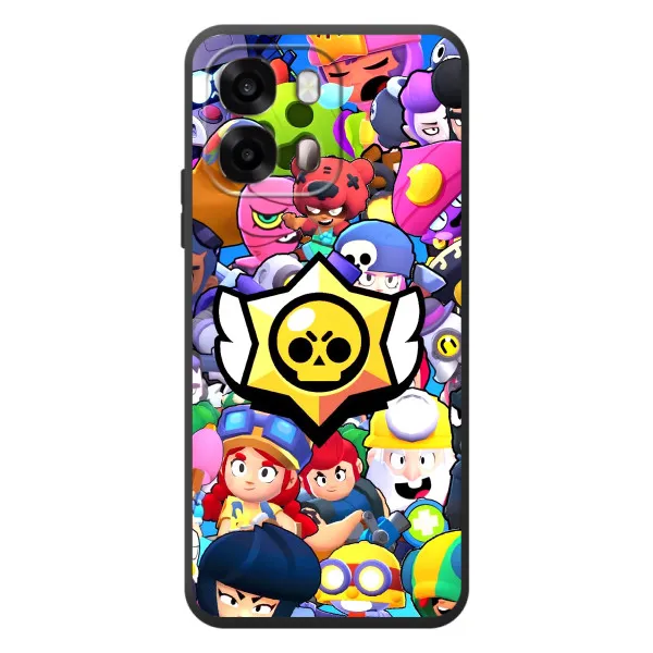 Чохол з принтом «Лого Brawl Stars» для OPPO A6s