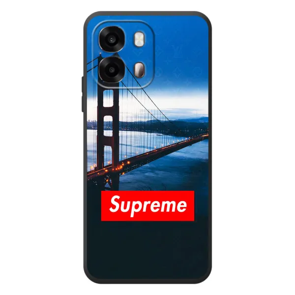Чохол з принтом «Стиль Supreme» для OPPO A6s