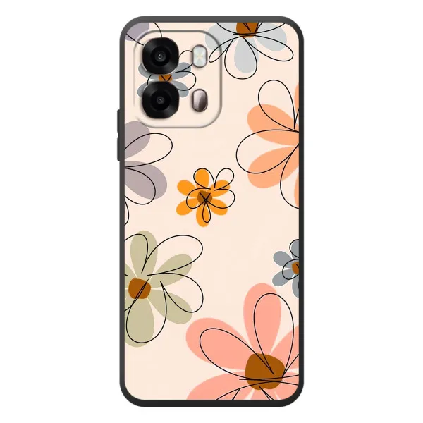 Чехол с принтом «Разноцветные цветы» для OPPO A6s