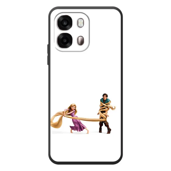 Чехол с принтом «Рапунцель и Флин» для OPPO A6s