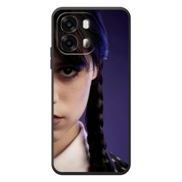 Чехол с принтом «Загадочный взгляд Уэнздей» для OPPO A6s Чехол с принтом «Загадочный взгляд Уэнздей» для OPPO A6s