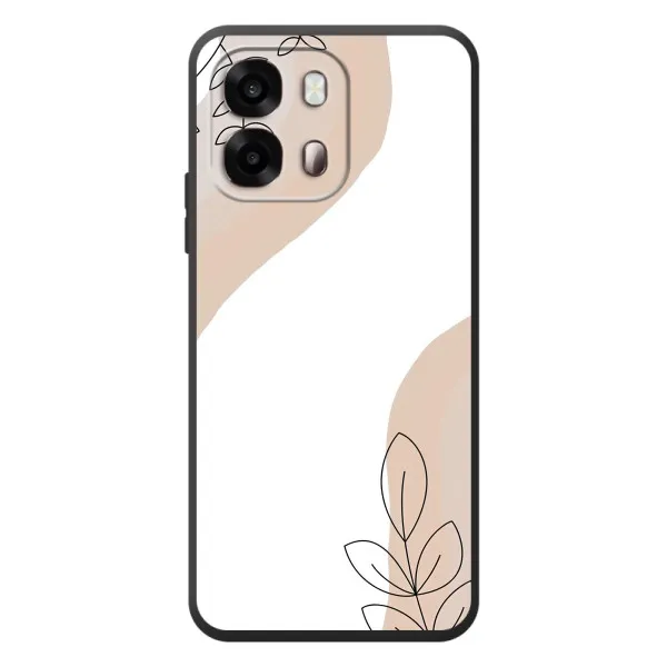 Чехол с принтом «Нюдовая веточка абстракция» для OPPO A6s