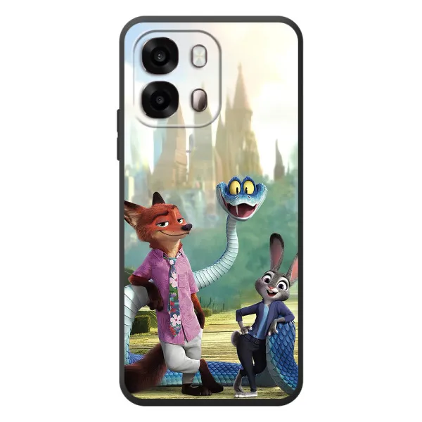 Чохол з принтом «Герої мультфільму Зоотрополіс» для OPPO A6s Чохол з принтом «Герої мультфільму Зоотрополіс» для OPPO A6s