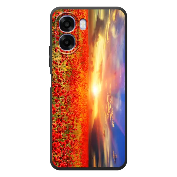 Чохол з принтом «Поле тюльпанів» для OPPO A6x