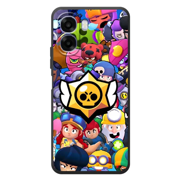Чохол з принтом «Лого Brawl Stars» для OPPO A6x