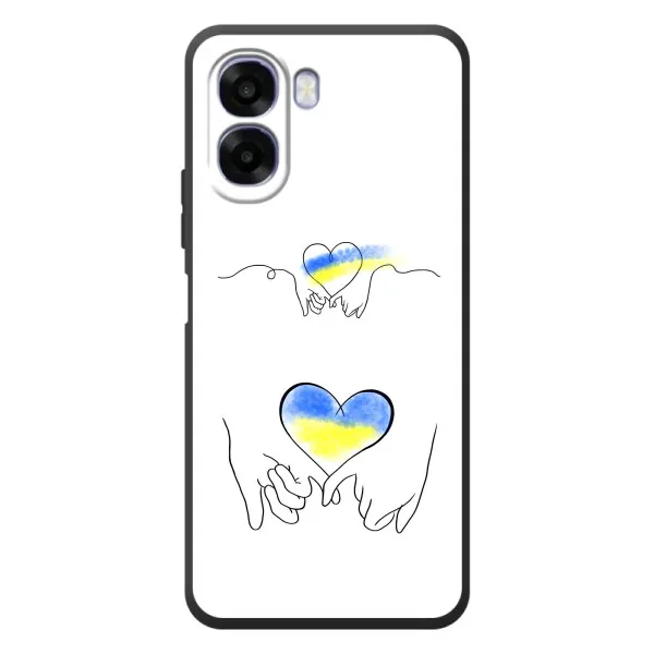 Чехол с принтом «Мир Украине» для OPPO A6x